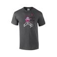 thumbnail image 1 of Cancer Awareness T-shirt Sock It to Cancer Monkey Cute Fund Raising Support Breast Raise Unisex Tee Shirt -HeatherGray-Medium, 1 of 6