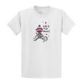 thumbnail image 1 of Cancer Awareness T-shirt Sock It to Cancer Monkey Cute Fund Raising Support Breast Raise Unisex Tee Shirt -White-Small, 1 of 6