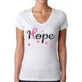 thumbnail image 1 of Cancer Awareness Tee for Women - Cancer Shirt for October Month Hope Ribbon Support, 1 of 2