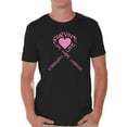 thumbnail image 1 of Cancer Awereness Shirts for Men Breast Cancer Awareness Shirts Pink Ribbon T shirts, 1 of 4