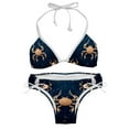 thumbnail image 1 of Cancer Constellation Adjustable Strap Detachable Sponge Bikini Set - Two-Pack, for Beach and Pool Parties, 1 of 6