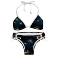 thumbnail image 1 of Cancer Constellation Detachable Sponge Adjustable Strap Bikini Set Swimsuit Two-Pack Swimming Suits - Beach Vacation Swimwear, 1 of 6