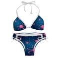 thumbnail image 1 of Cancer Constellation Detachable Sponge Adjustable Strap Bikini Set Two-Pack Swim Suits - Ideal for Beach and Pool Scenes, 1 of 6