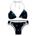 thumbnail image 1 of Cancer Constellation Detachable Sponge Adjustable Strap Bikini Set Two-Pack Swimsuit Women Swim Suit, 1 of 6