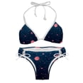 thumbnail image 1 of Cancer Constellation Swim Wear Bikini Set with Detachable Sponge & Adjustable Strap, Two-Pack for Versatile Swimming Suit Styles, 1 of 1