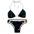 thumbnail image 1 of Cancer Constellation Women's Detachable Sponge Adjustable Strap Bikini Set - 2 Pack, Beach Pool Swimwear, 1 of 6