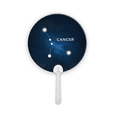 thumbnail image 1 of Cancer Constellation Zodiac Sign Plastic Round Handheld Fan Decorations Craft, 1 of 2