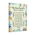 thumbnail image 1 of Cancer Encouragement Gift What Cancer Cannot Do Inspirational Wall Art, 1 of 7