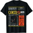 thumbnail image 1 of Cancer Facts Shirt Funny Cancer Zodiac Birthday Shirt, 1 of 3