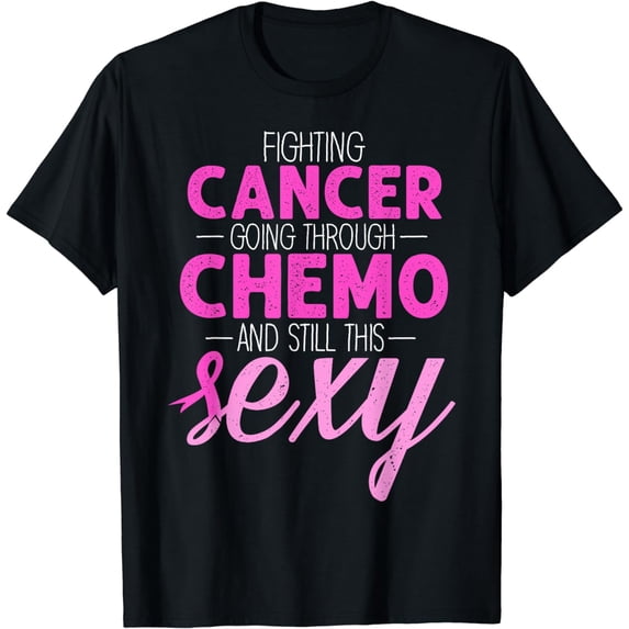 Cancer Fighter Inspirational Quote Men Women Chemo Vintage T-Shirt