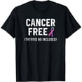 thumbnail image 1 of Cancer Free Thyroid Cancer Support Ribbon Awareness Gift T-Shirt, 1 of 4
