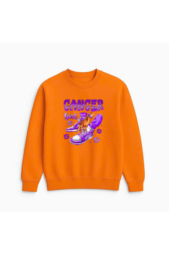 Cancer Girl Zodiac Horoscope Astrology Birthday Pride Star Sign Sweatshirt, up to size 5XL