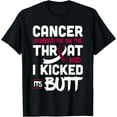 thumbnail image 1 of Cancer Grabbed Me By The Throat Head & Neck Cancer Awareness T-Shirt, 1 of 3