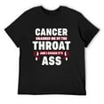 thumbnail image 1 of Cancer Grabbed Me By The Throat I Kicked It's Ass Survivor T-Shirt Black X-Large, 1 of 5