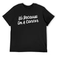 thumbnail image 1 of Cancer Horoscope Gifts Men Girls Men Zodiac Sign Astrology T-Shirt Black Large, 1 of 5