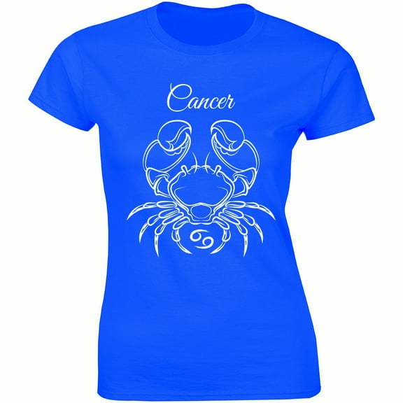 Cancer Horoscope Zodiac Ladies Astrology Birthday Gift Ideas Womens Tee Shirt