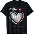 thumbnail image 1 of Cancer I Wear Burgundy For My Mom Multiple Myeloma Awareness T-Shirt, 1 of 4