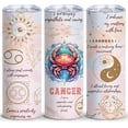thumbnail image 1 of Cancer July Birthday Gifts for Women - 20oz Skinny Stainless Steel Tumbler, Astrology Decor Gifts，Reusable Stainless Steel Water Bottle for Hot & Cold Drinks Tea Cup Iced Coffee Travel Mug, 1 of 7