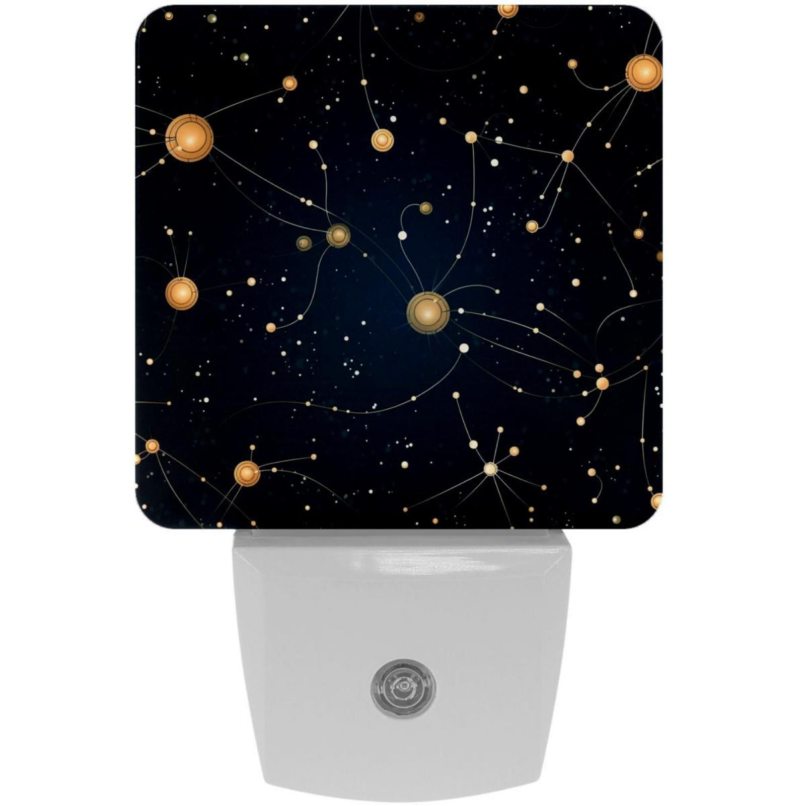 Cancer LED Square Night Lights Modern and Versatile Plugin Lighting