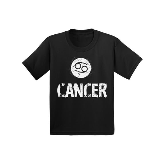 Cancer Shirt for Girls Boys - Toddler Zodiac Sign - Birthday Gifts 2T 3T 4T 5T 6T