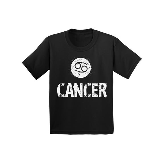 Cancer Shirt for Kids - Boys Girls Zodiac Horoscope - Birthday Gifts for Son Daughter