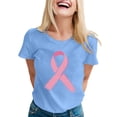 thumbnail image 1 of Cancer Shirts Women Fight Cancer Shirt Cancer Awareness Tshirt Cancer Awareness Shirts Graphic Inspirational Cancer Tops (Blue, XXL), 1 of 4