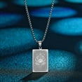 thumbnail image 1 of Cancer Stainless Steel Pendant Zodiac Necklace Lucky Couple Gift, 1 of 4