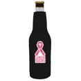 thumbnail image 1 of Cancer Sucks Beer Bottle Coolie (Black), 1 of 5