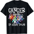 thumbnail image 1 of Cancer Sucks In Every Color Fighter Fight Cancer T-Shirt, 1 of 4