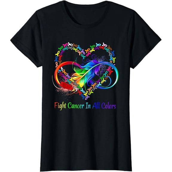 Cancer Sucks In Every Color Fighter Fight Support The Cance T-Shirt