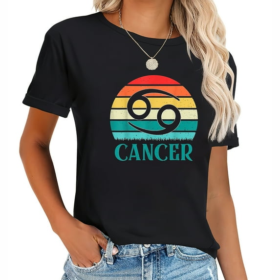 Cancer Sunset Zodiac T-Shirt
