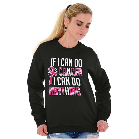Cancer Survivor I Can Do Anything BCA Women Crewneck Sweatshirt Brisco Brands S