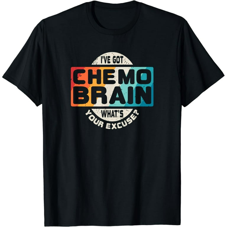Cancer T Shirt Chemo Brain Retro Awareness Gift Cancer T Shirt Chemo Brain Retro Awareness Gift