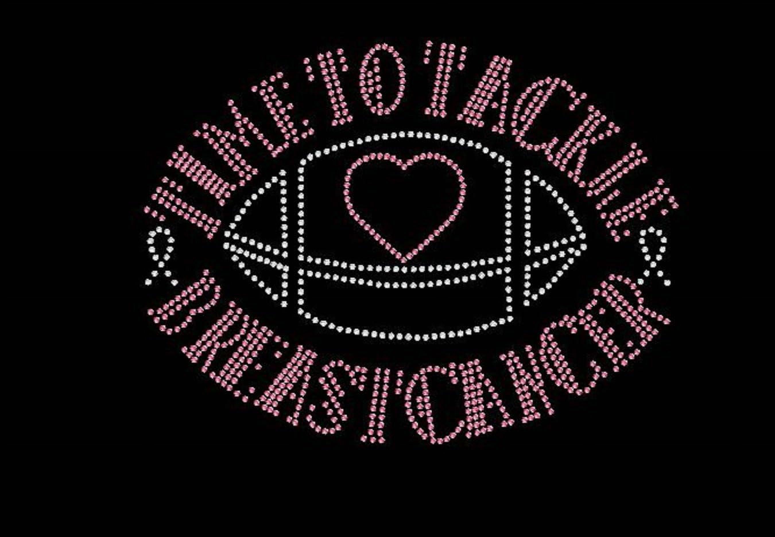 Cancer Time To Tackle Rhinestone Iron On Transfer