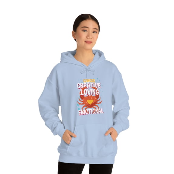 Cancer Zodiac Creative Loving Emotional Unisex Hooded Sweatshirt All Sizes