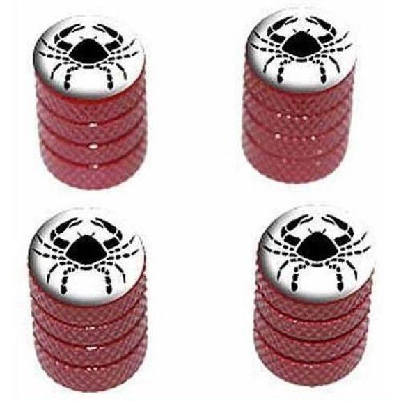 Cancer Zodiac Horoscope Tire Rim Wheel Aluminum Valve Stem Caps, Multiple Colors