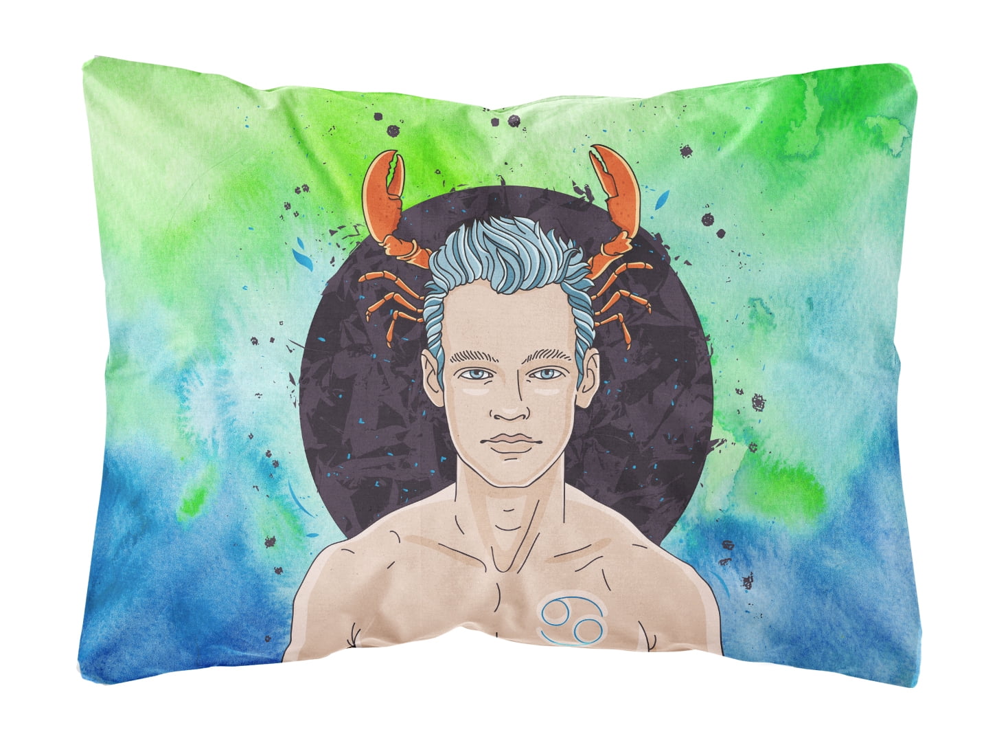 Cancer Zodiac Sign Canvas Fabric Decorative Pillow