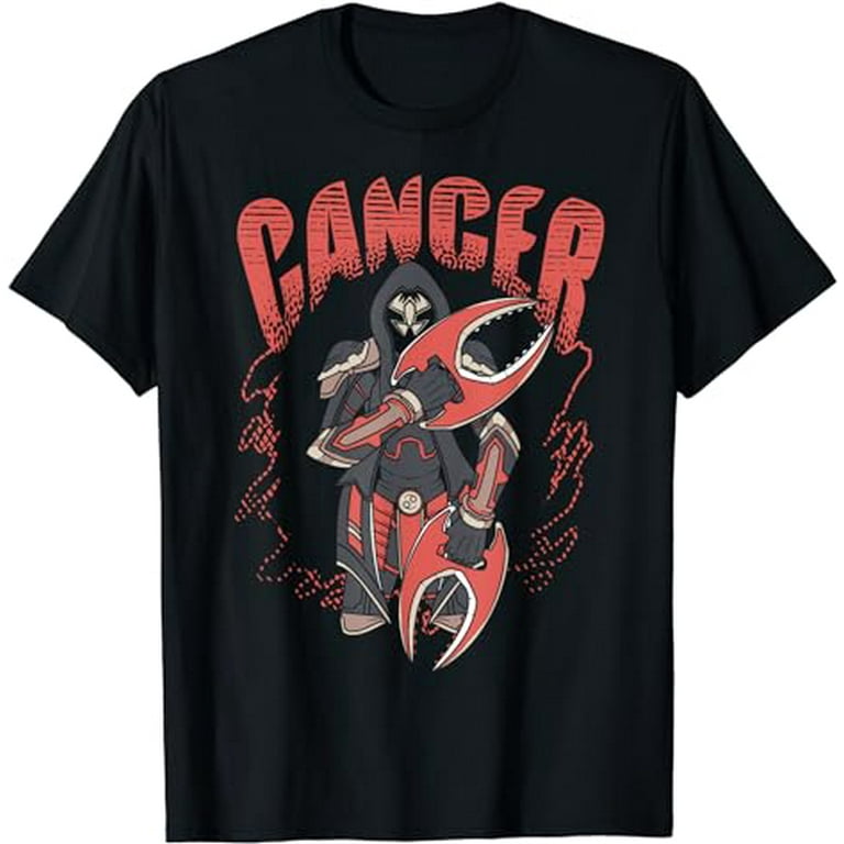 Cancer Zodiac Sign Epic Warrior Gothic Style T Shirt Walmart