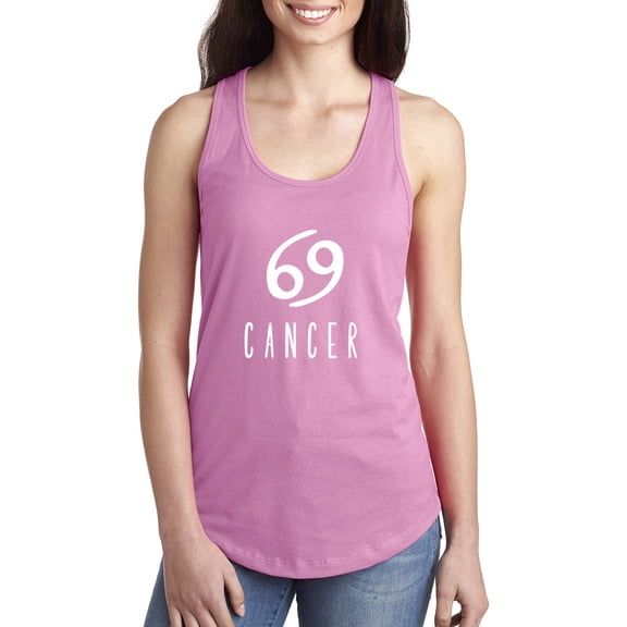 Cancer Zodiac Sign Racerback Tank