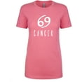thumbnail image 1 of Cancer Zodiac Sign Womens crewneck tee, 1 of 1