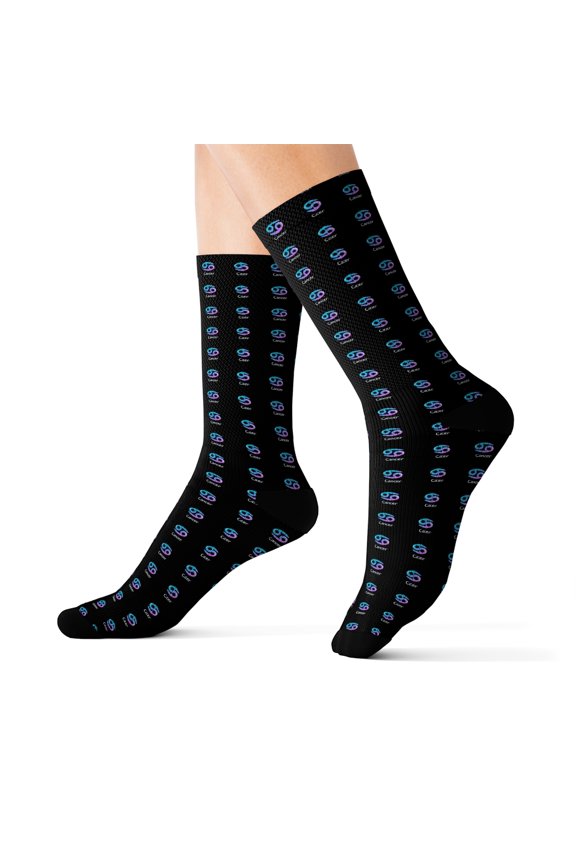 Cancer Zodiac Sublimation Socks