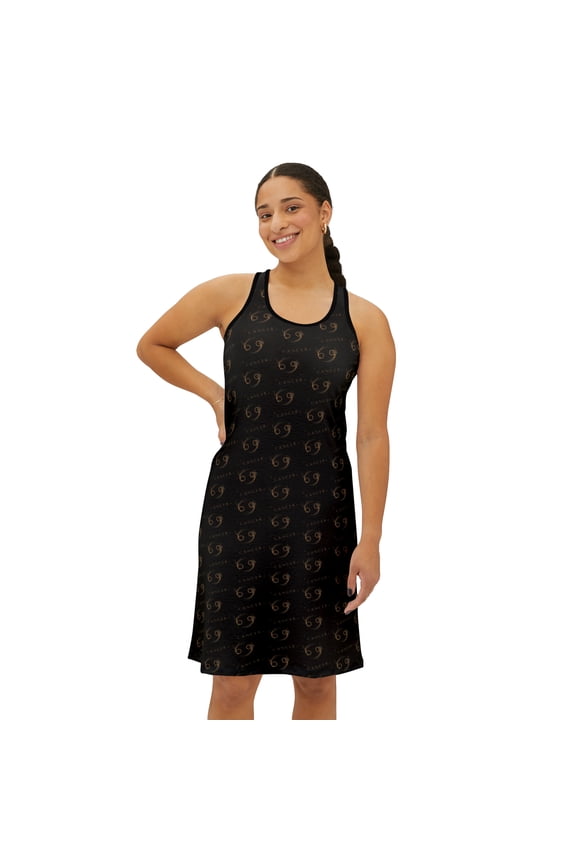 Cancer Zodiac Women's Racerback Body-Con Dress
