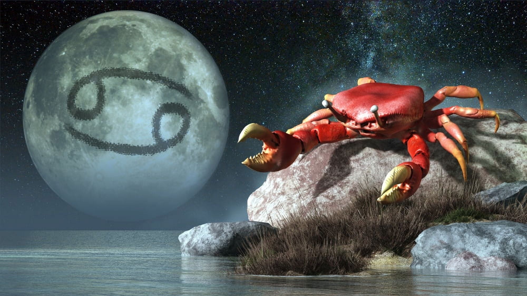 Cancer is the fourth astrological sign of the Zodiac Canvas Art - Daniel EskridgeStocktrek Images (19 x 11)
