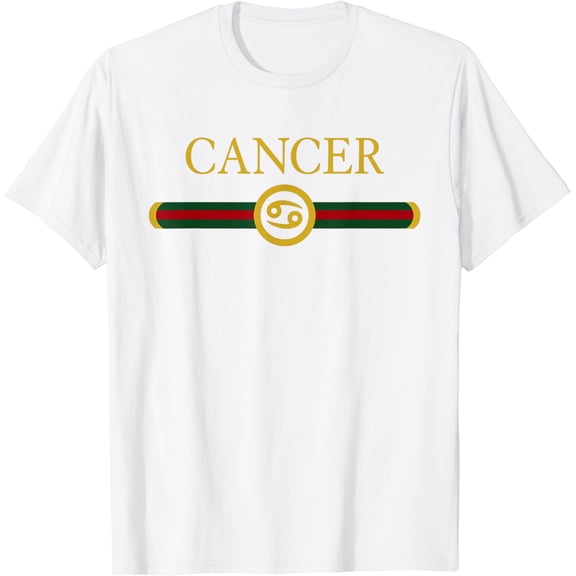 Cancer zodiac june july birthday Graphic art Cancer sign T-Shirt100% cotton