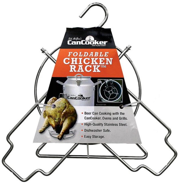 Cancooker Foldable Stainless Steel Chicken Rack