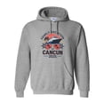 thumbnail image 1 of Cancun Family Vacation 2025 Retro Sunglasses Gift Graphic Pullover Hoodie, up to size 5XL, 1 of 3