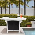 thumbnail image 1 of Cancun HDPE Serving Bar, White Two-Tone, 1 of 7