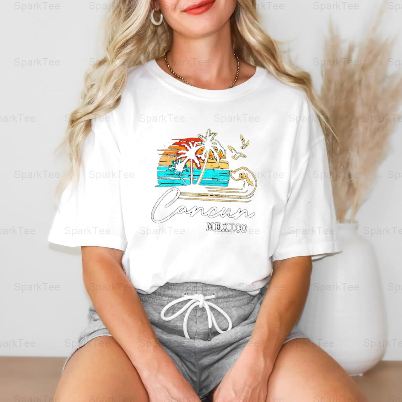 Cancun Mexico 2022 Family Vacation Beach Trip Matching Group Graphic