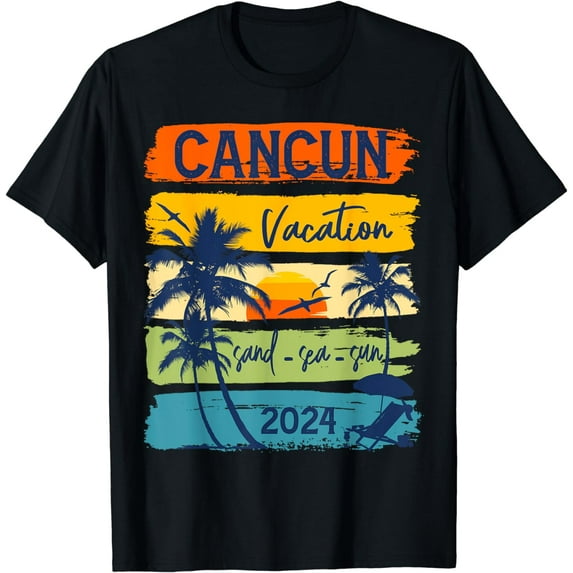 Cancun Mexico 2024 Summer Vacation Matching Family Group T-Shirt