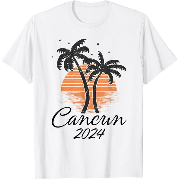Cancun Mexico 2024 Vacation Matching Group T-Shirt
